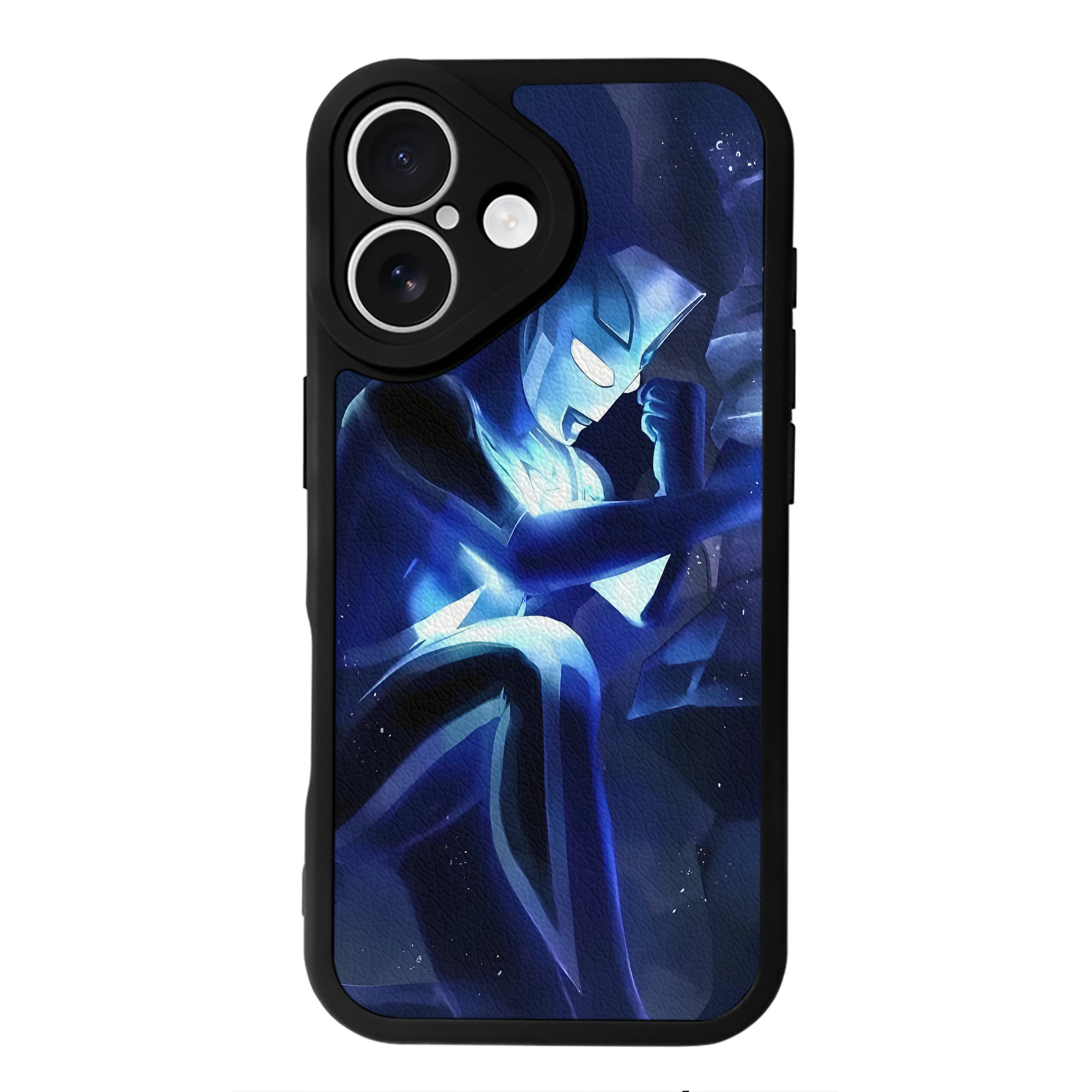 （画像用） ウルトラマン Ultraman 【iPhone 16シリーズ対応】シリコンスマホケース（レザー調） 材質：シリコン